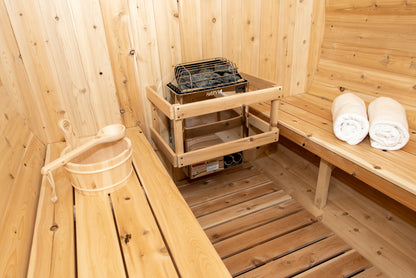 Canadian Timber Harmony CTC22W Outdoor Sauna Inner view