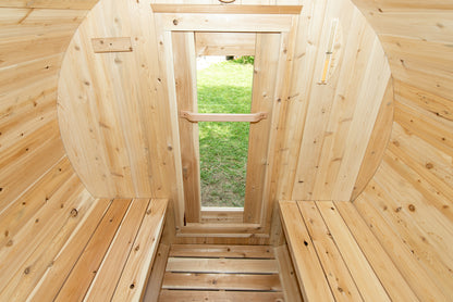 Canadian Timber Harmony CTC22W Outdoor Sauna Inner view