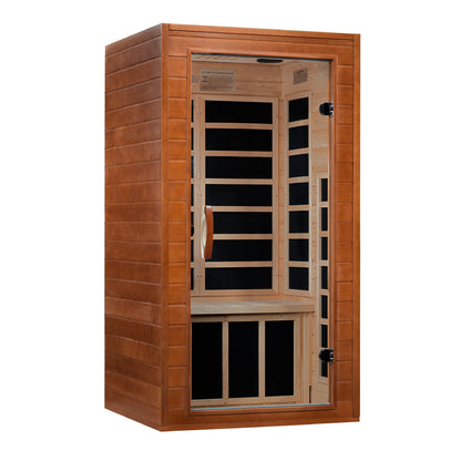 Dynamic DYN-6103-01 Avila  1-2 Person Low EMF FAR Infrared Sauna Hemlock