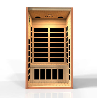 Dynamic DYN-6103-01 Avila  1-2 Person Low EMF FAR Infrared Sauna Hemlock