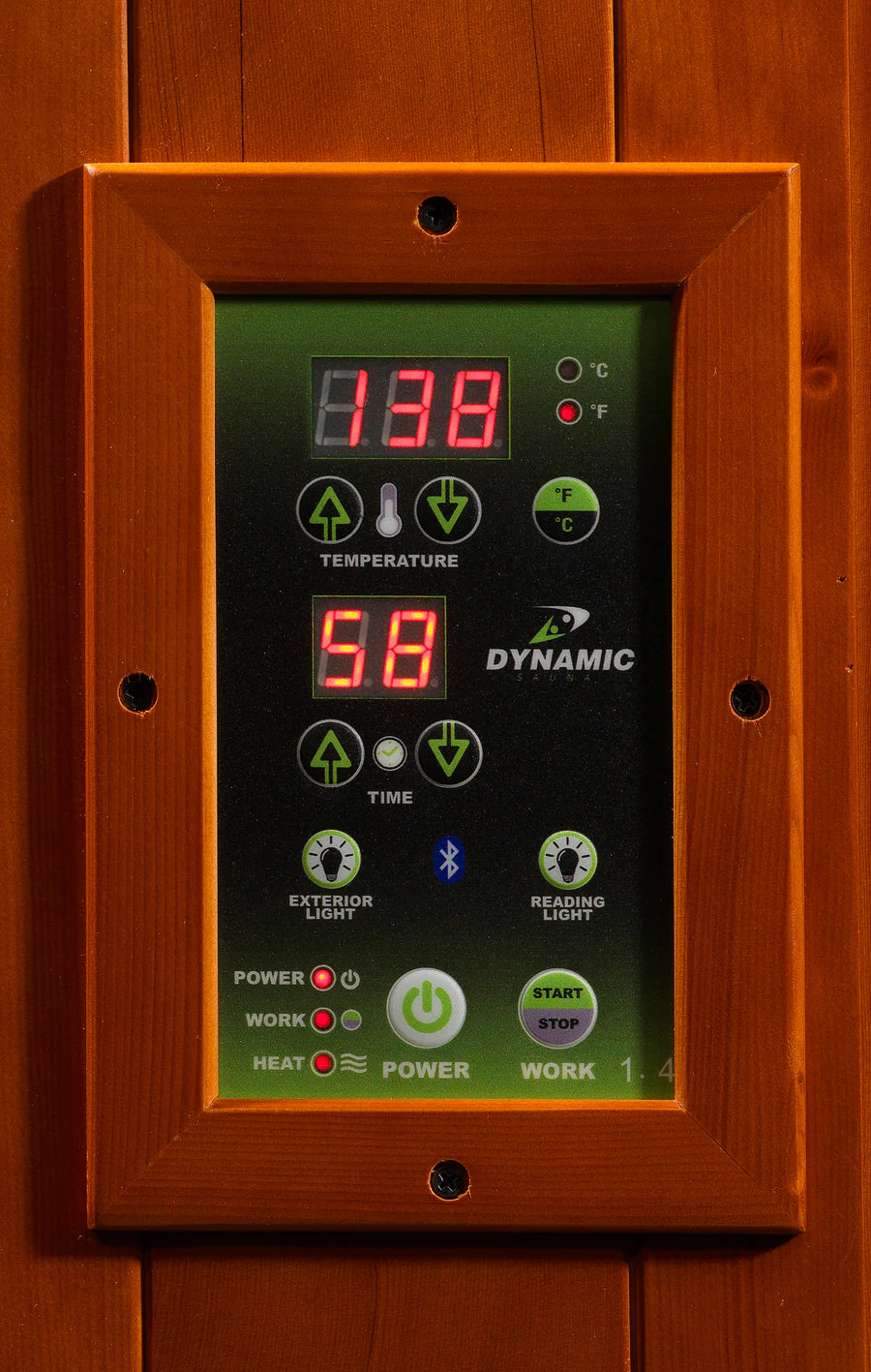 Dynamic DYN-6103-01 Avila  1-2 Person Low EMF FAR Infrared Sauna Hemlock