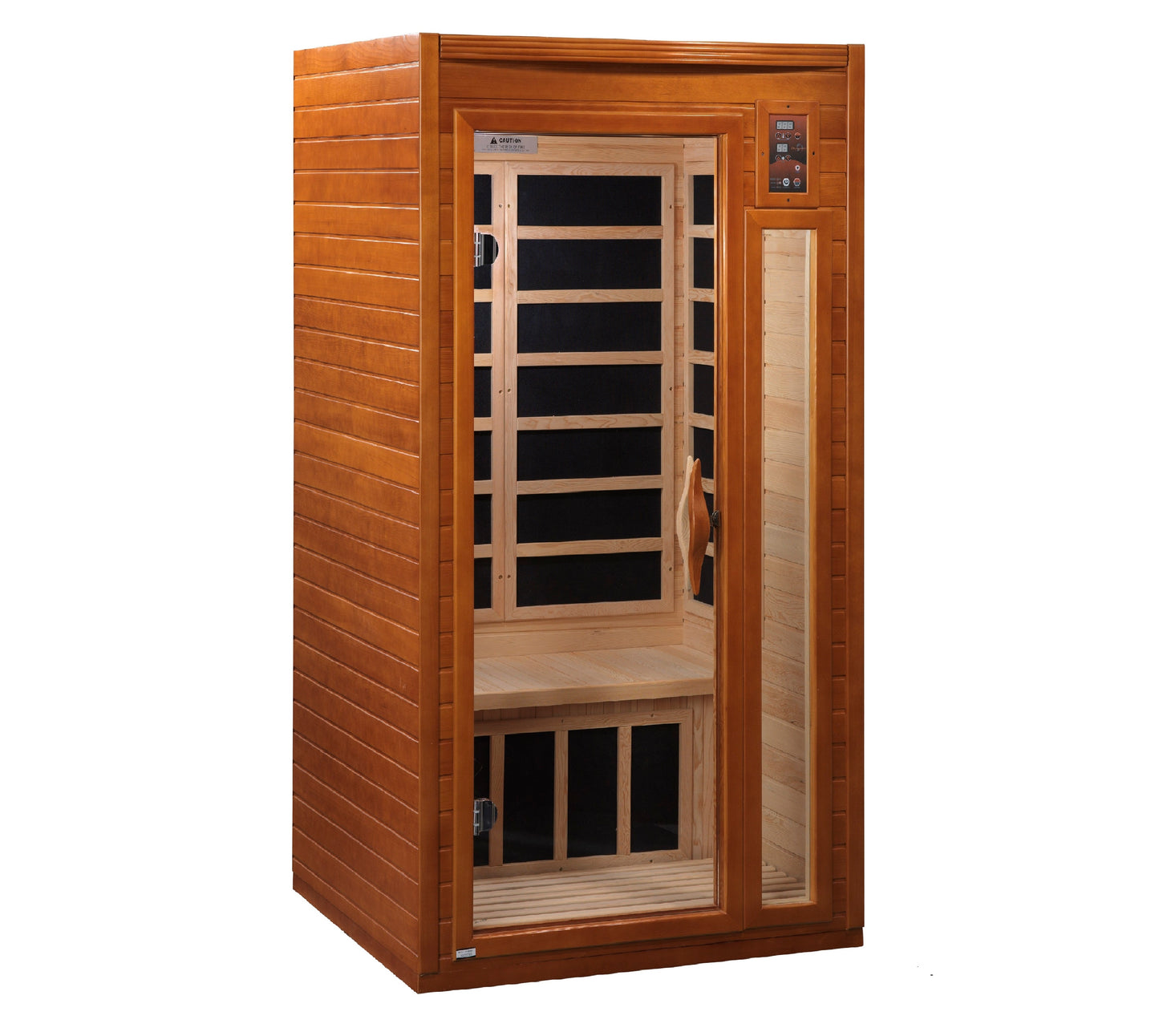 Dynamic DYN-6106-01 Barcelona 1-Person Low EMF FAR Infrared Sauna Hemlock