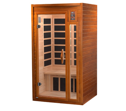 Dynamic DYN-6106-01 Barcelona 1-Person Low EMF FAR Infrared Sauna Hemlock