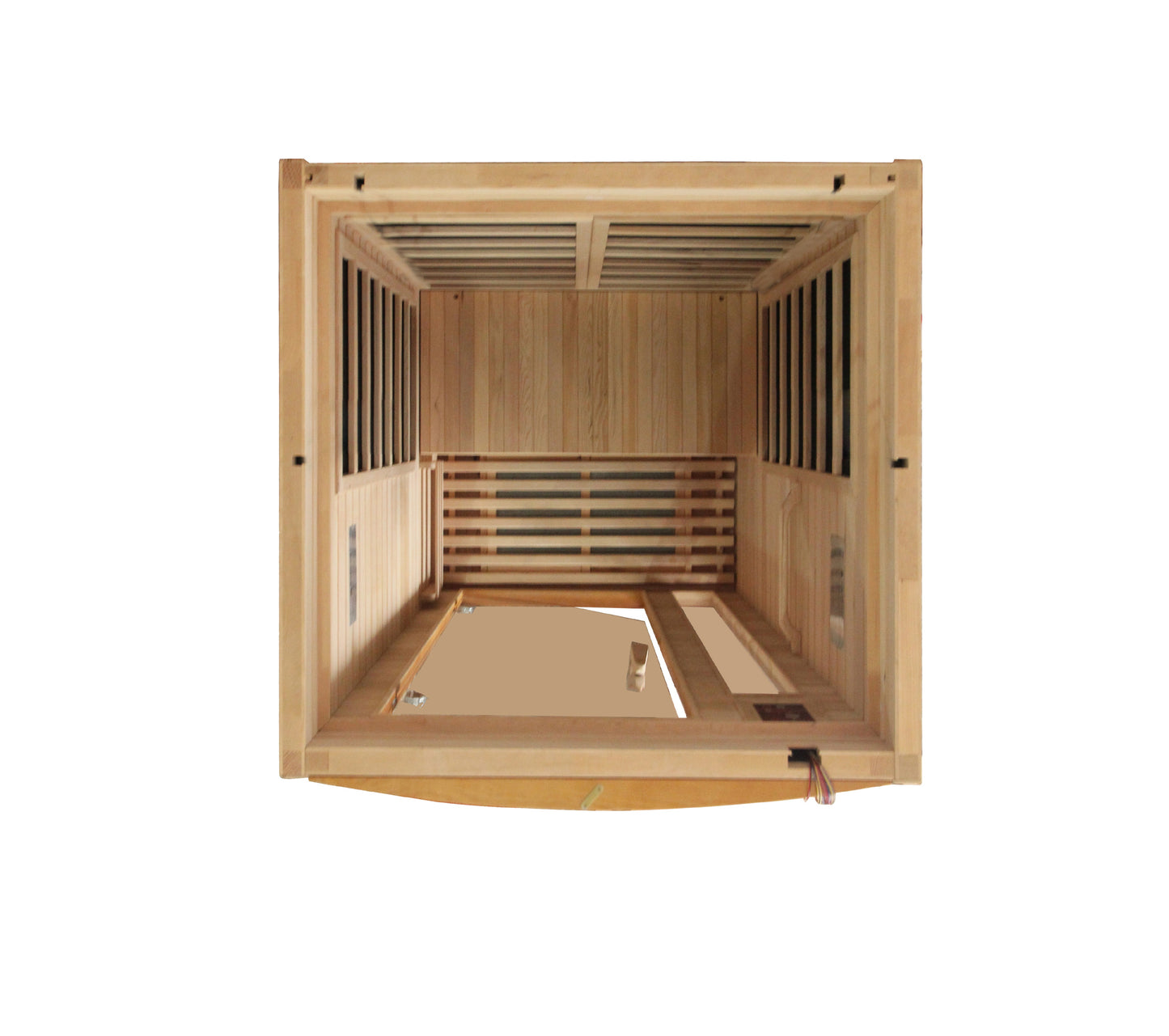 Dynamic DYN-6106-01 Barcelona 1-Person Low EMF FAR Infrared Sauna Hemlock