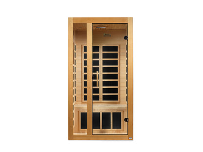 Dynamic DYN-6119-01 Gracia 1-Person Low EMF FAR Infrared Sauna Hemlock