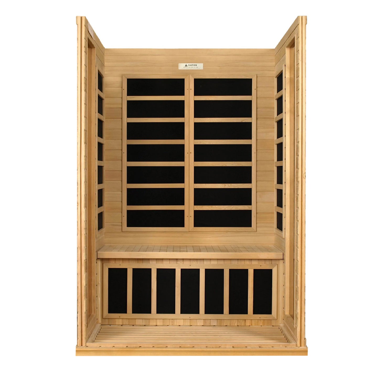 Dynamic DYN-6202-03 Versailles 2-Person Low EMF FAR Infrared Sauna Hemlock