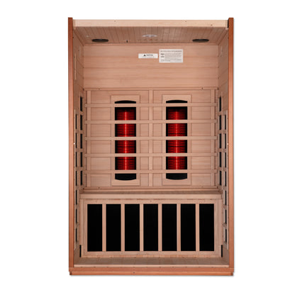 Dynamic DYN-6203-02 FS Cordoba 2-Person Full Spectrum Sauna Hemlock