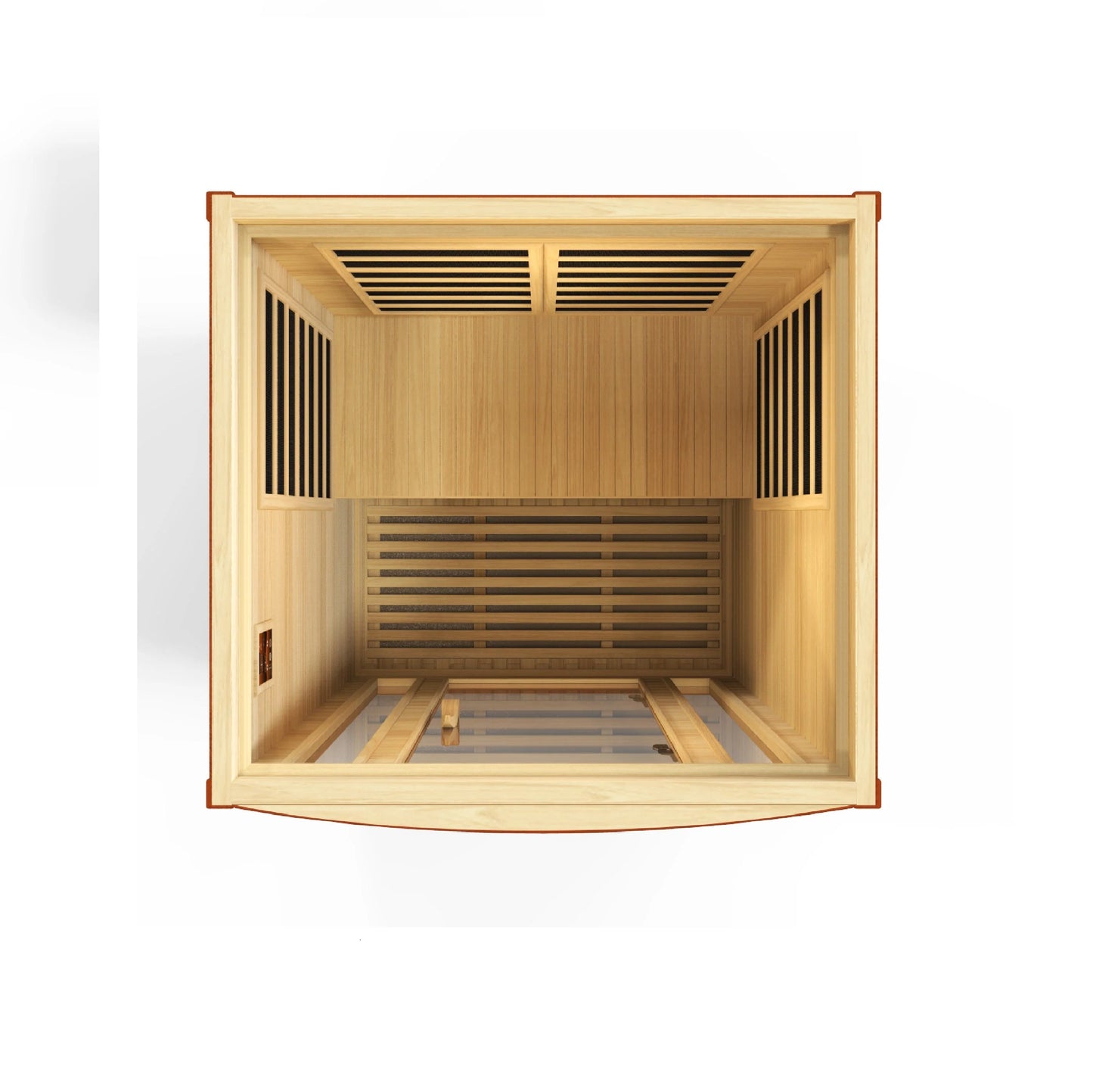 Dynamic DYN-6206-01 San Marino Elite 2-Person Ultra Low EMF FAR Infrared Sauna Hemlock