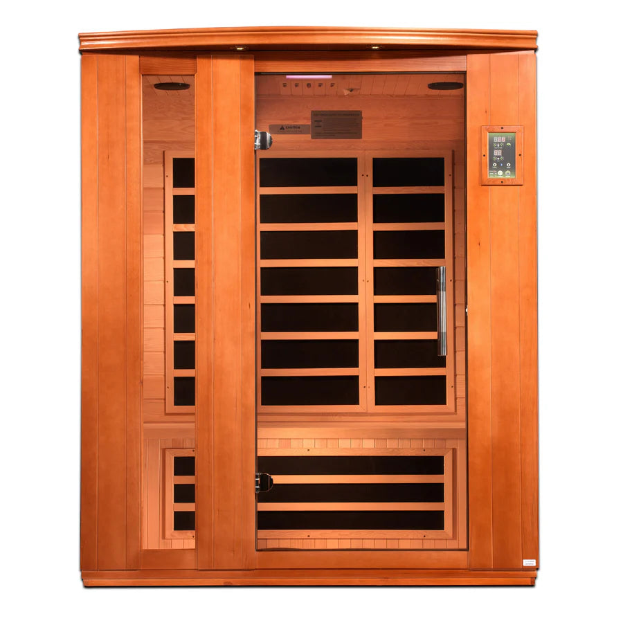 Dynamic DYN-6336-02 Lugano Elite 3 person Ultra Low EMF Far IR Sauna