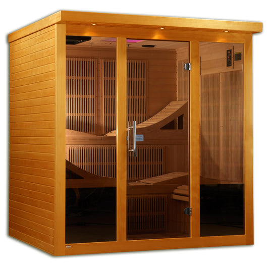 Dynamic DYN-6996-01 Monaco Elite 6 person Ultra Low EMF Far Infrared Sauna