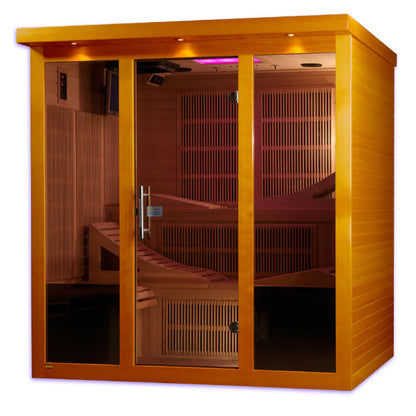 Dynamic DYN-6996-01 Monaco Elite 6 person Ultra Low EMF Far Infrared Sauna