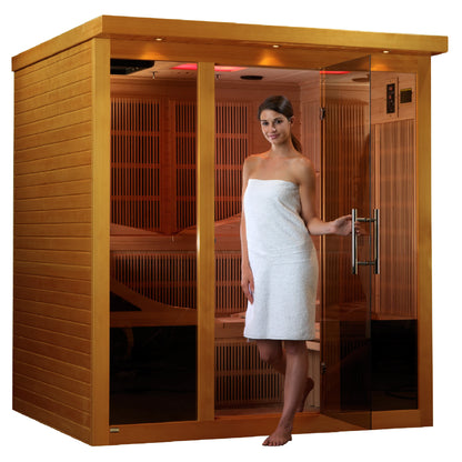 Dynamic DYN-6996-01 Monaco Elite 6 person Ultra Low EMF Far Infrared Sauna