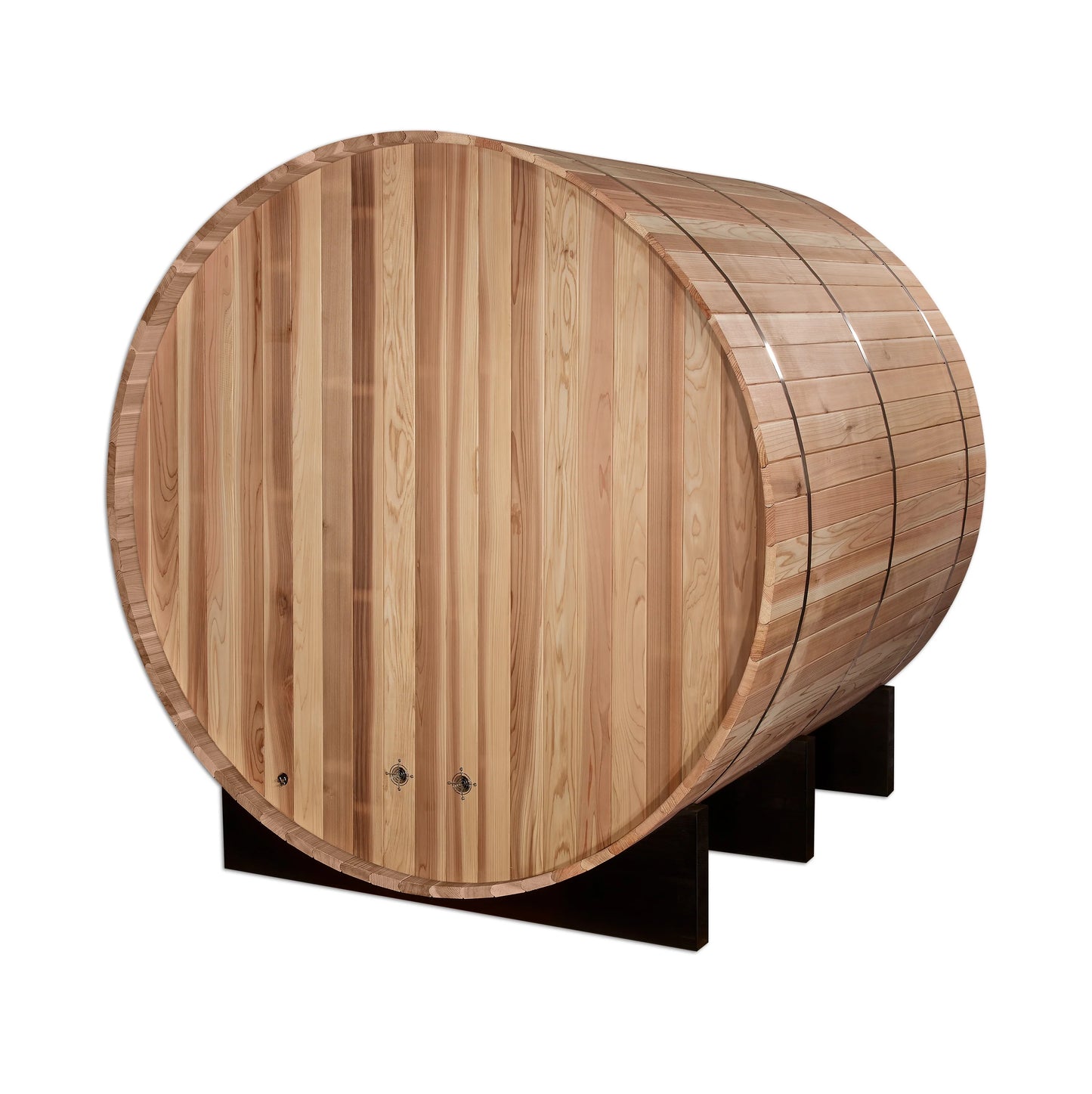 Golden Designs GDI-B004-01 Arosa 4 Person Barrel Traditional Sauna - Pacific Cedar