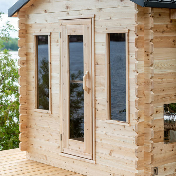 Canadian Timber Georgian CTC88E 4-6 person Outdoor Cabin Sauna