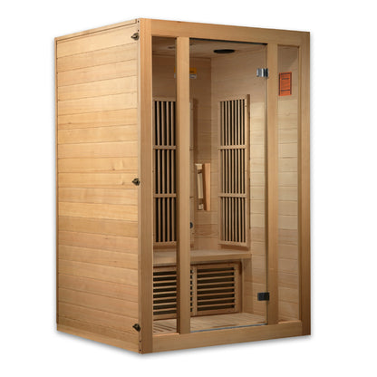 Maxxus MX-J206-01 Seattle 2-person Low EMF FAR Infrared Sauna Hemlock