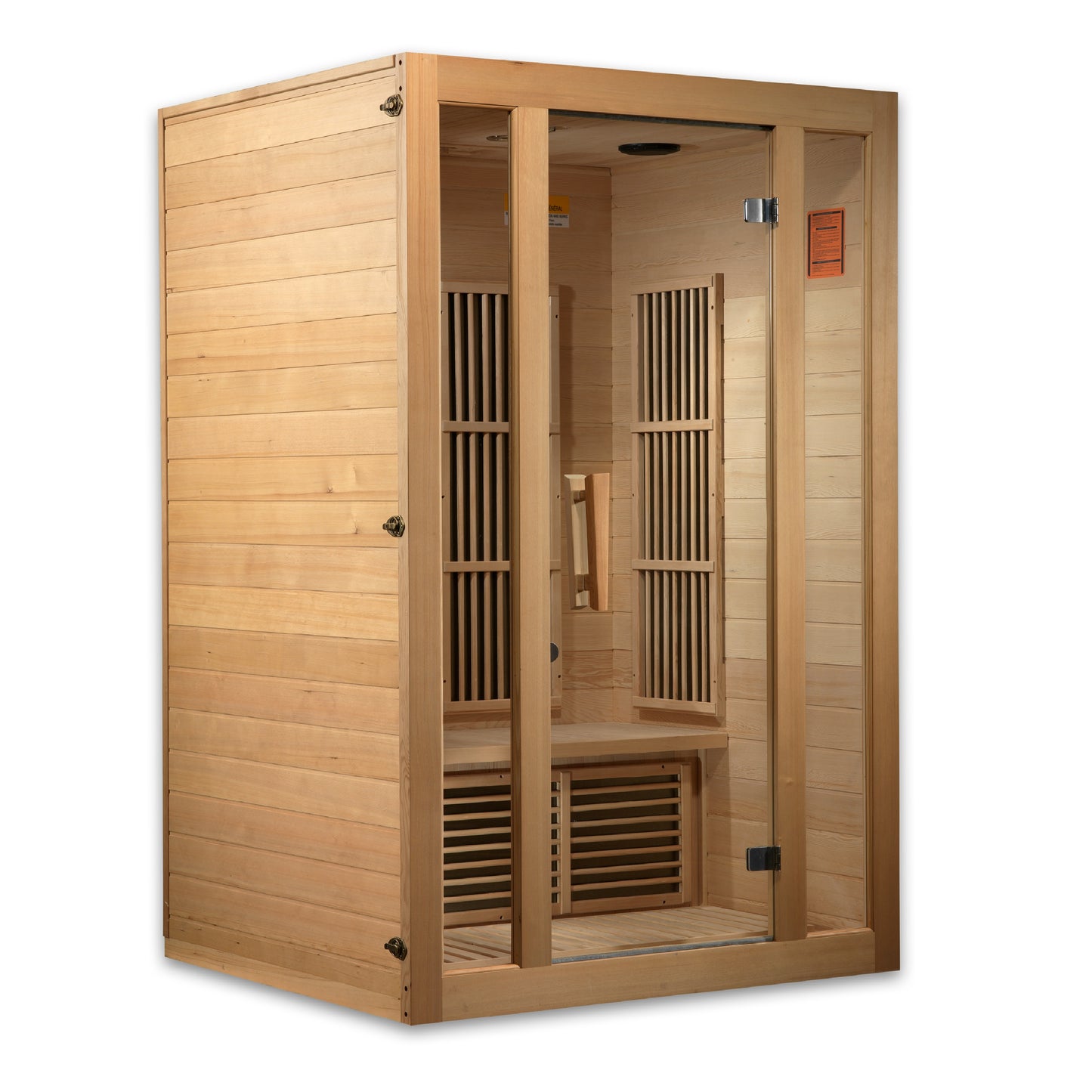 Maxxus MX-J206-01-ZF Seattle 2-Person Near Zero EMF FAR Infrared Sauna Hemlock