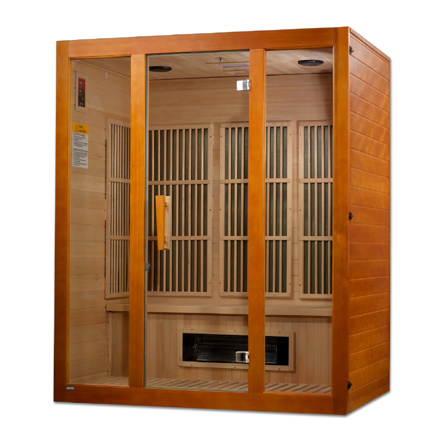 Maxxus MX-J306-02S Alpine Dual Tech 3-person Low EMF FAR Infrared Sauna Hemlock