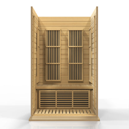 Maxxus MX-K206-01 2-person Low EMF FAR Infrared Sauna Hemlock