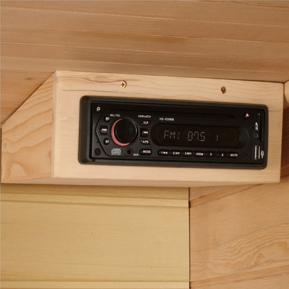 Maxxus MX-K306-01 3-person Low EMF FAR Infrared Sauna Hemlock