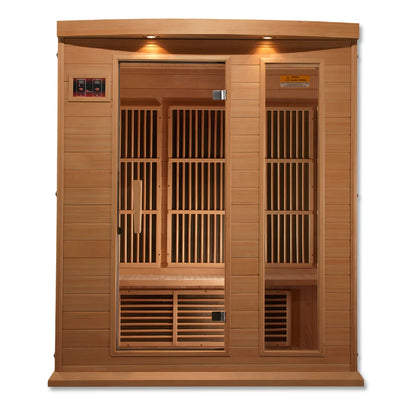 Maxxus MX-K306-01 3-person Low EMF FAR Infrared Sauna Hemlock