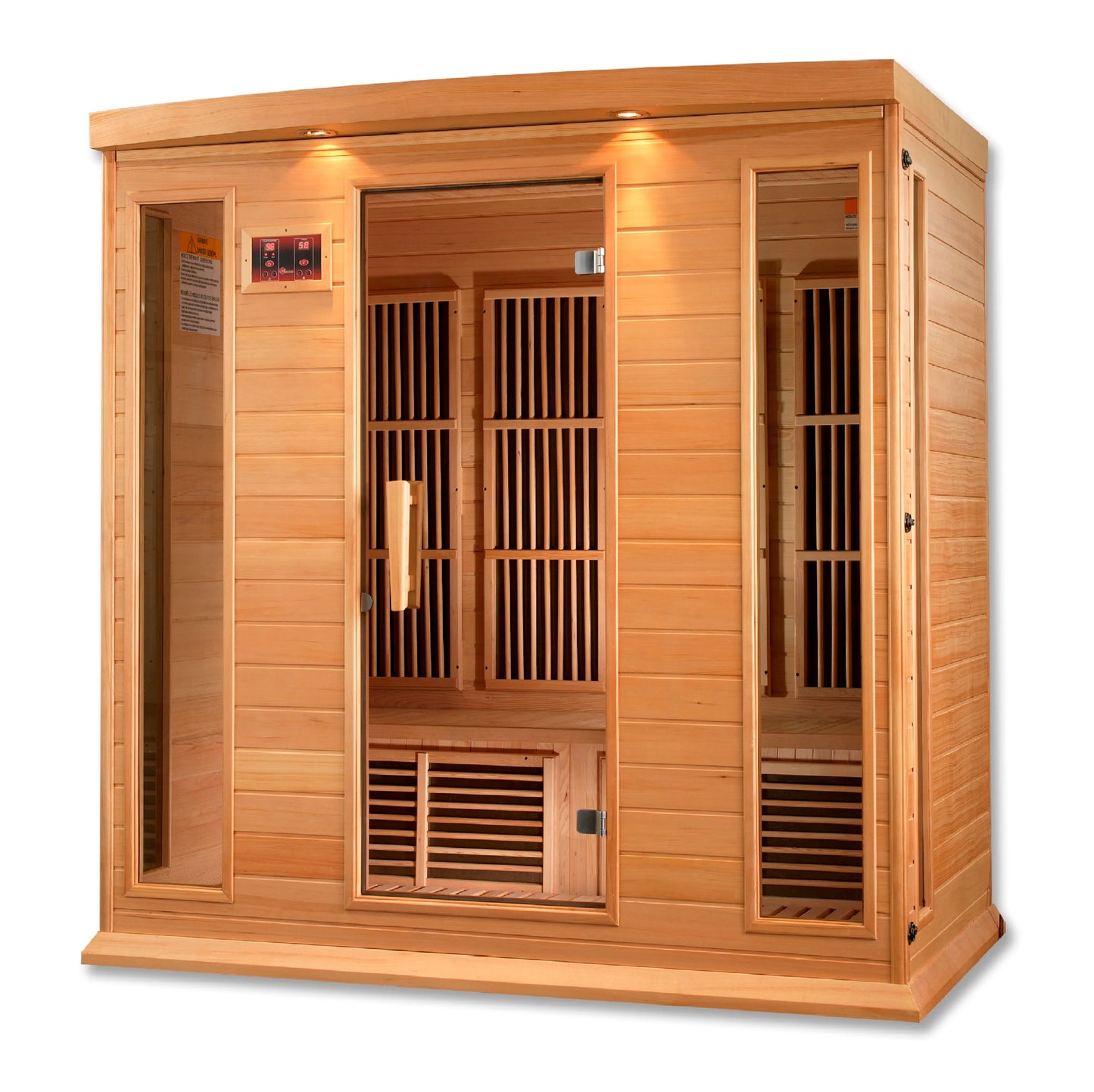 Maxxus MX-K406-01 4-person Low EMF FAR Infrared Sauna Hemlock