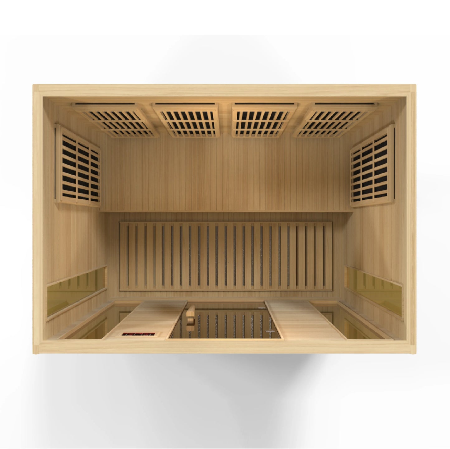 Maxxus MX-K406-01 4-person Low EMF FAR Infrared Sauna Hemlock