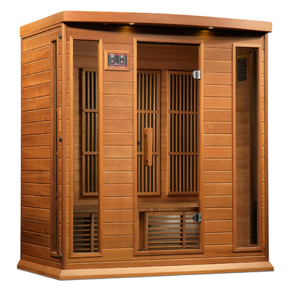 Maxxus MX-K406-01-ZF CED 4-Person Near Zero EMF FAR Infrared Sauna Red Cedar