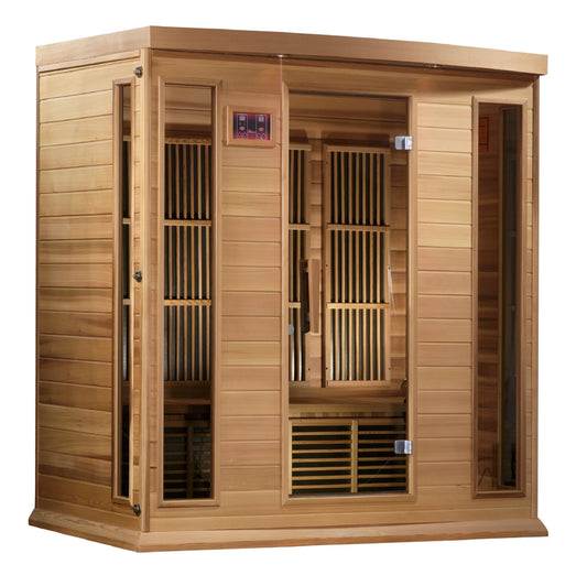 Maxxus MX-K406-01 CED 4-person Low EMF FAR Infrared Sauna Cedar