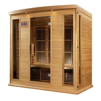 Maxxus MX-K406-01 CED 4-person Low EMF FAR Infrared Sauna Cedar