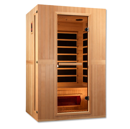 Maxxus MX-LS2-01 Serenity Dual Tech 2-person Low EMF FAR Infrared Sauna Hemlock