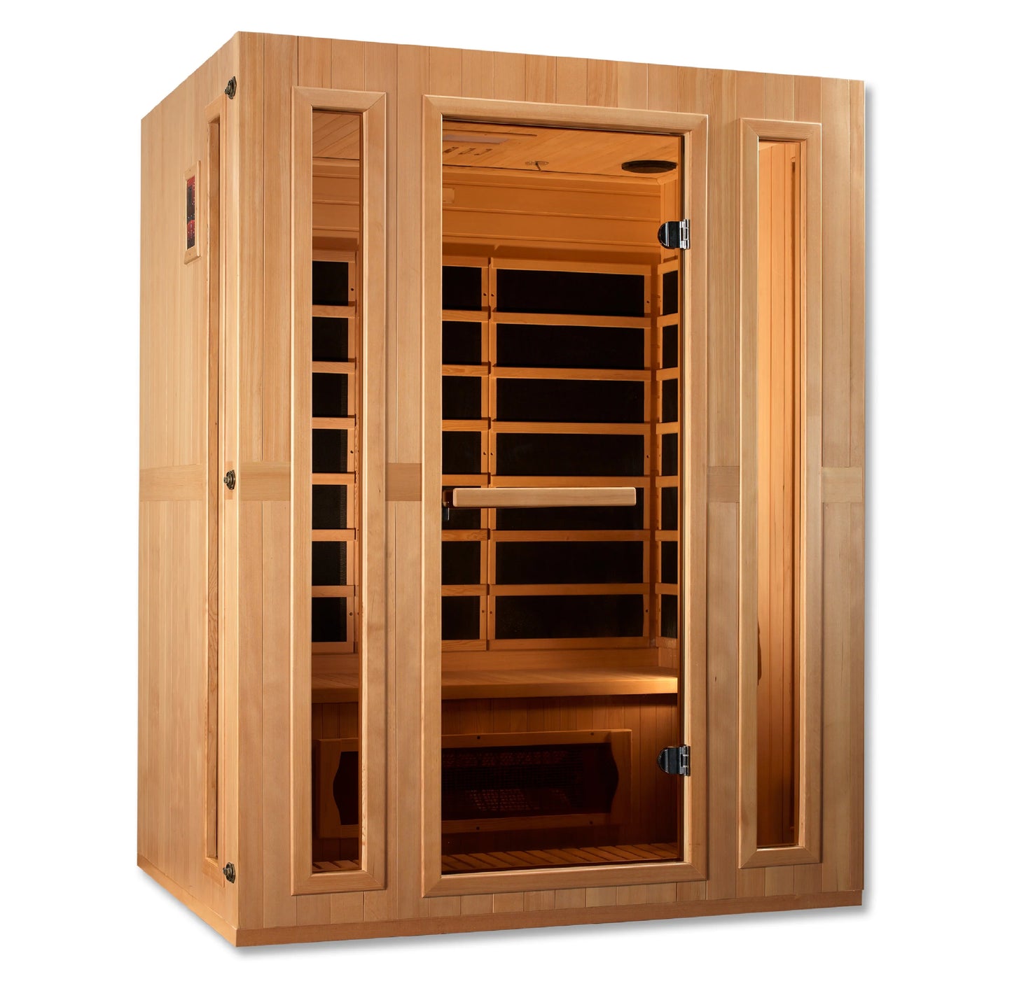 Maxxus MX-LS3-01 Trinity Dual Tech 3-person Low EMF FAR Infrared Sauna Hemlock