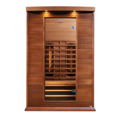 Maxxus MX-M206-01-FS CED 2-person Near Zero EMF Full Spectrum Infrared Sauna Cedar