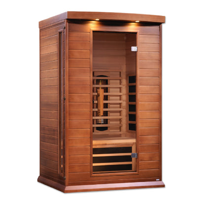 Maxxus MX-M206-01-FS CED 2-person Near Zero EMF Full Spectrum Infrared Sauna Cedar