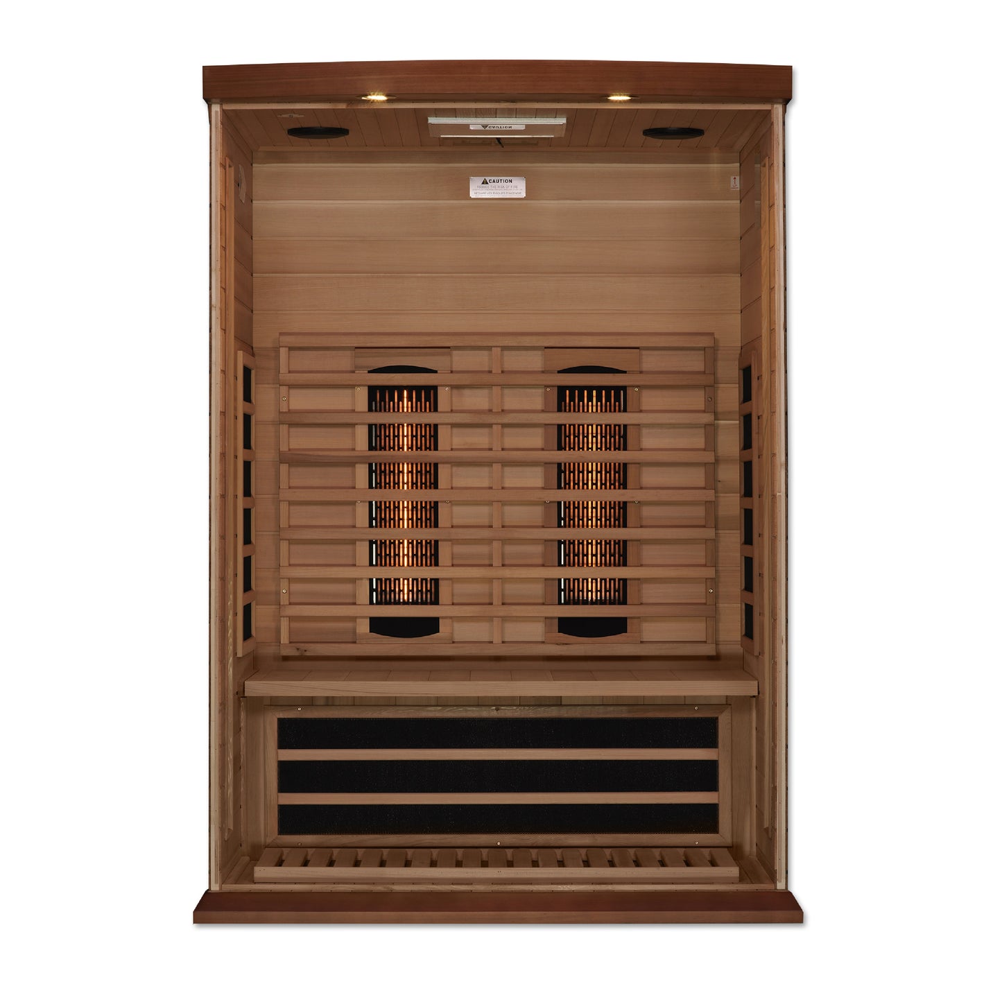 Maxxus MX-M206-01-FS CED 2-person Near Zero EMF Full Spectrum Infrared Sauna Cedar